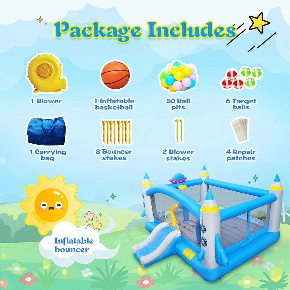 Inflatable Bouncer with Blower (198" x 180" x 96") K94877