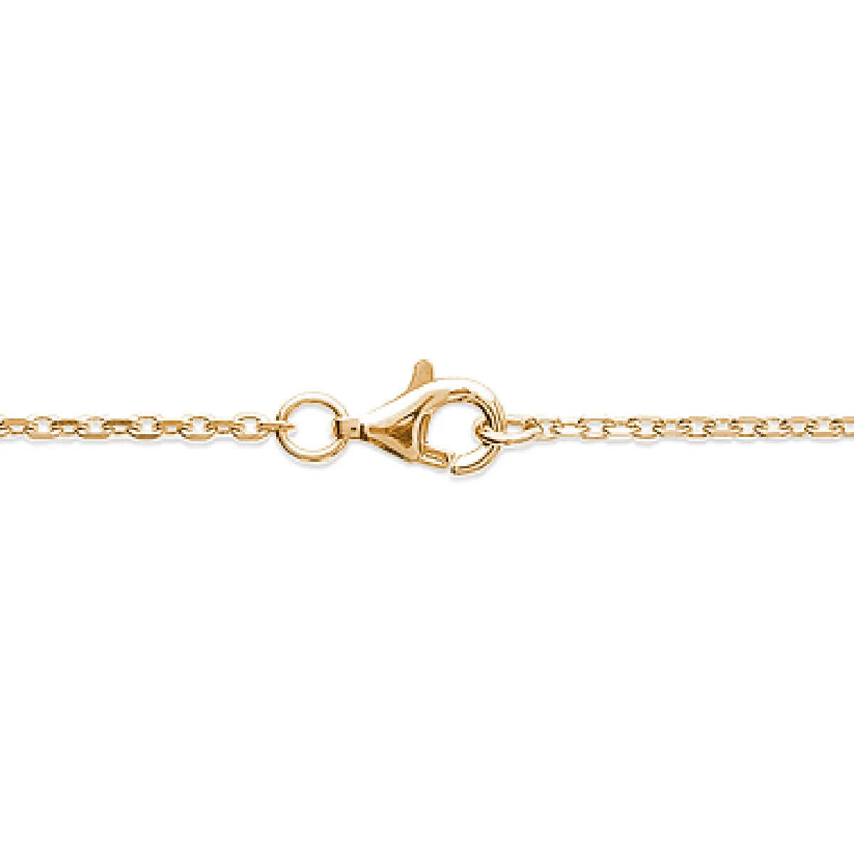 18K Gold Plated Double Necklace with Cubic Zirconia and Black Cross D294