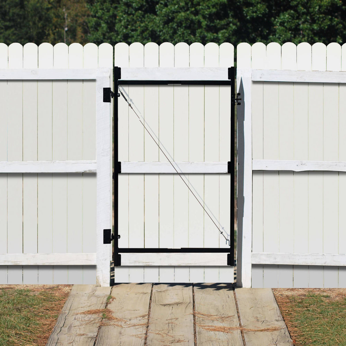Steel Frame Gate Kit, 36x22-60x22 Wide Opening Up to 7& High (6 Pack) R266