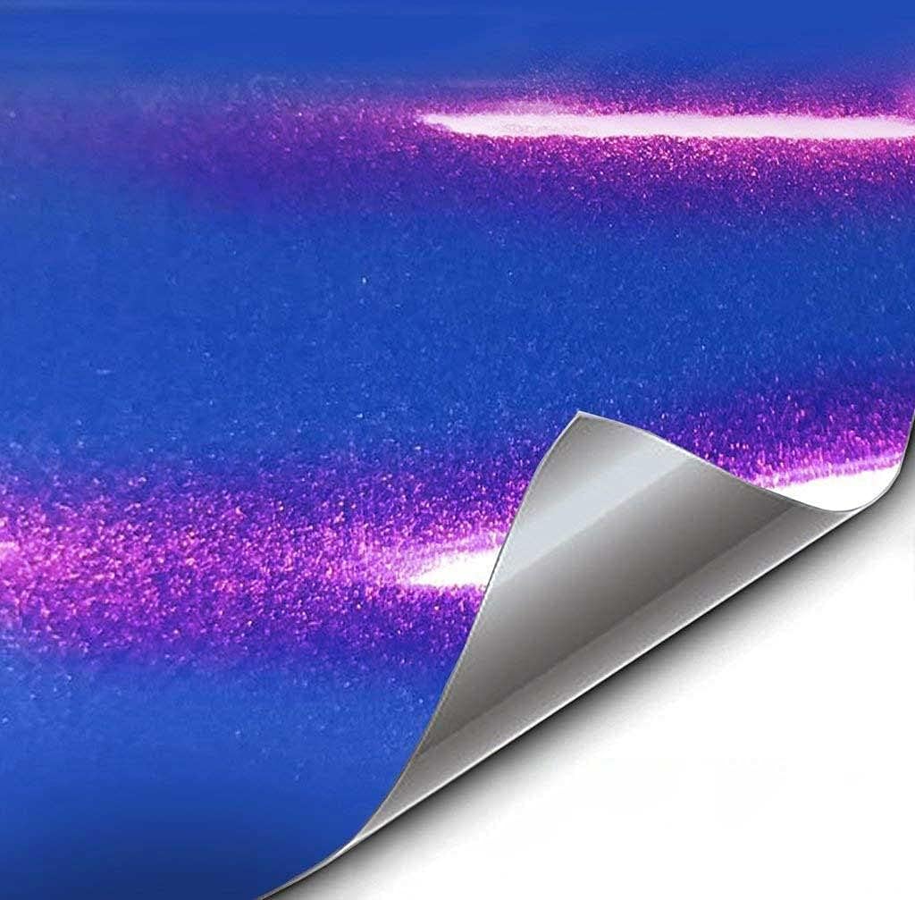 Gloss Blue Vinyl Wrap Film (3ft x 5ft) Pack of 2 Q2974
