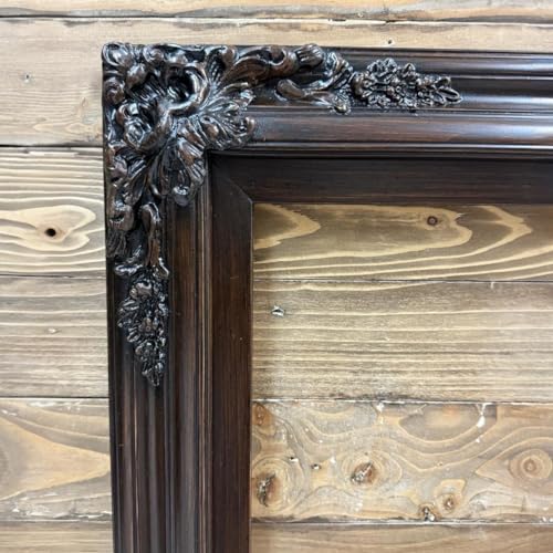 Dark Walnut Finish Wood TV Frame for 55 and 65 inch TVs U55280