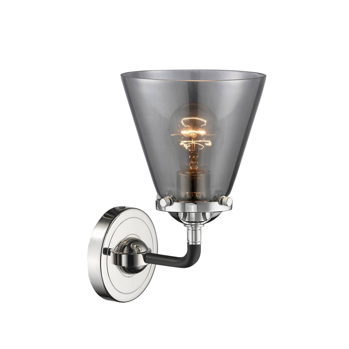 Black Antique Brass Small Cone 1 Light Sconce C183946