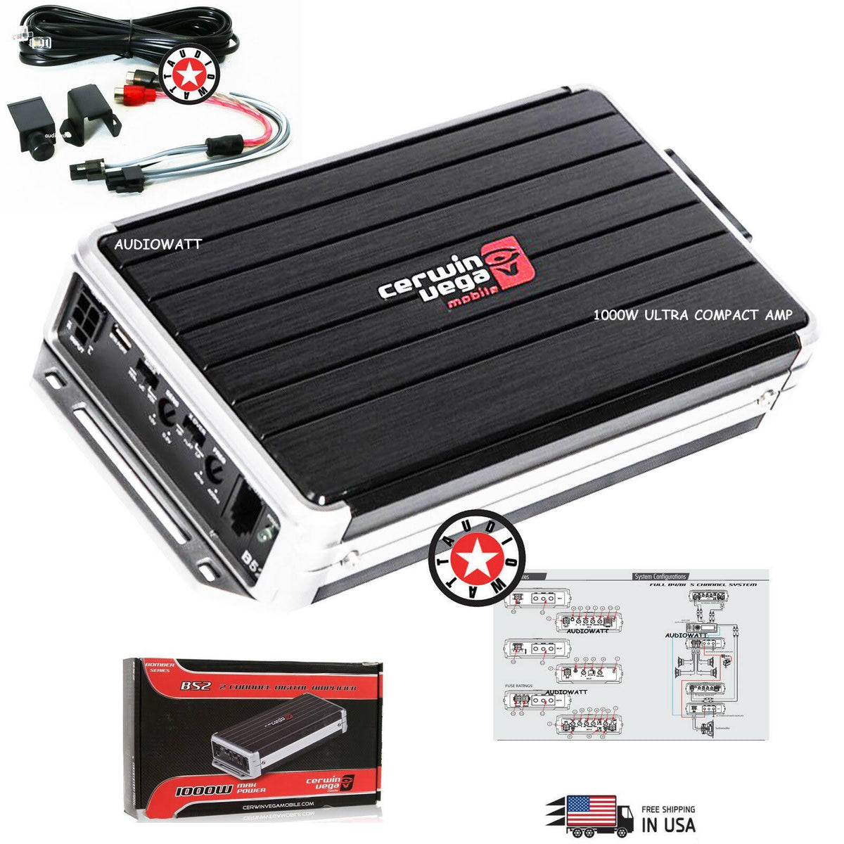B52 2 Channels Class D Amp Z961360