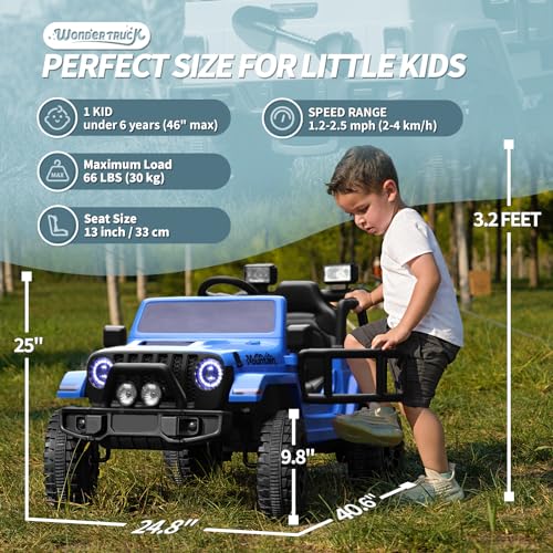 Pink 12V Kids Ride on Truck Electric Vehicle with Remote Control J889016