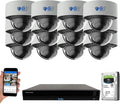 16 Channel 4K NVR Security Camera System with 12 Dome Camera X593423