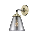 Black Antique Brass Small Cone 1 Light Sconce C183946