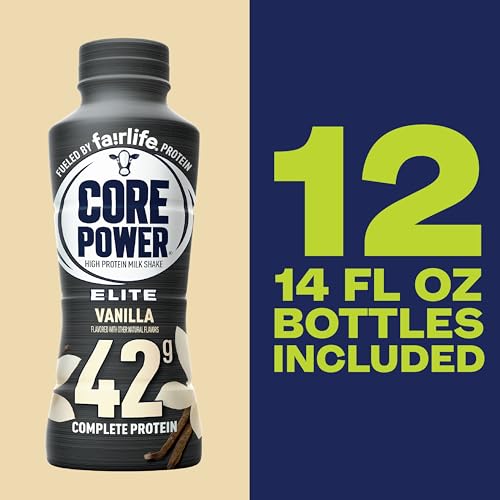 Vanilla High Protein Shake, 42g, 14oz, 12 Pack A50539
