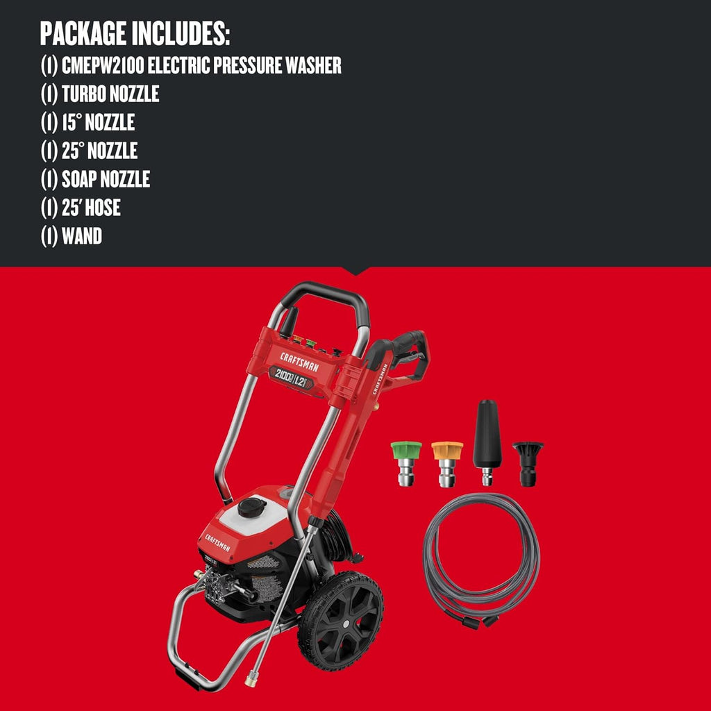 Electric Pressure Washer Bundle with Gas Pressure Washer S3896