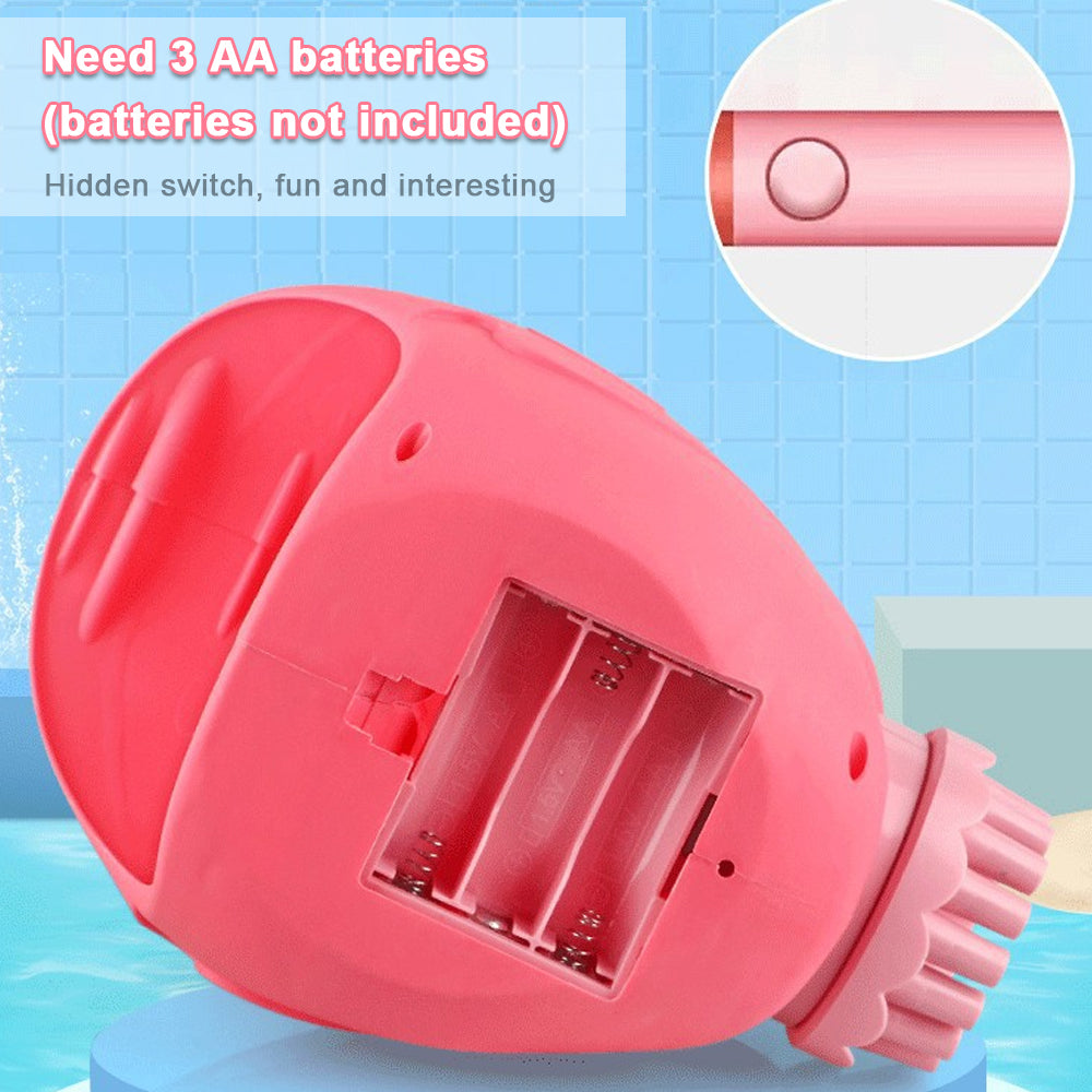 Pink Electric Automatic Bubble Blaster Toy U3222
