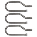 3-Pack Stainless Steel BBQ Gas Grill Tube Burner Replacement Parts X350