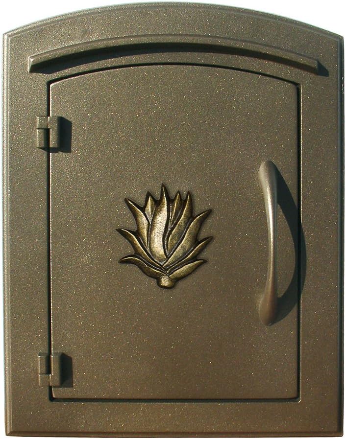 Bronze Column Mount Mailbox O235