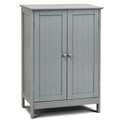 Gray Double Door Bathroom Floor Cabinet B7252