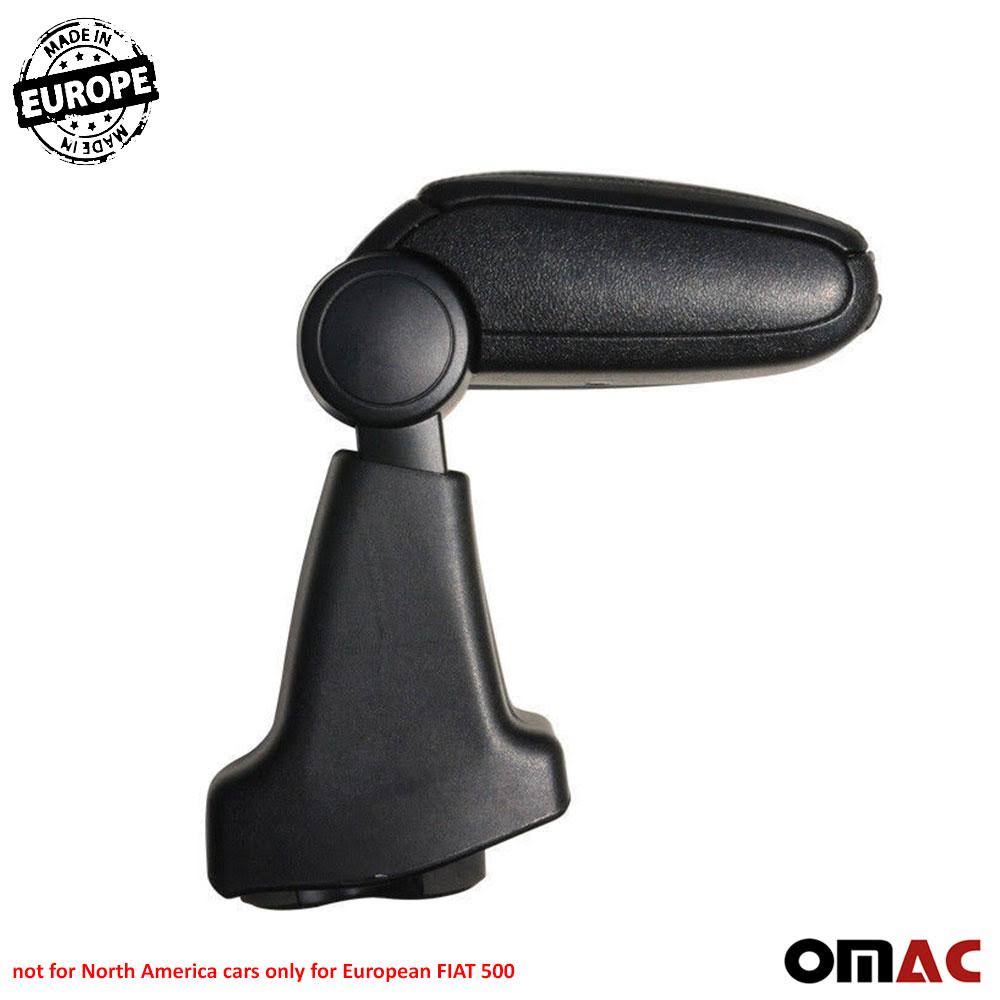 Black Leatherette Center Console Armrest F2885