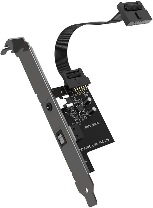 PCIe 5.1 Sound Card with Headphone Amp Pack of 2 J15273