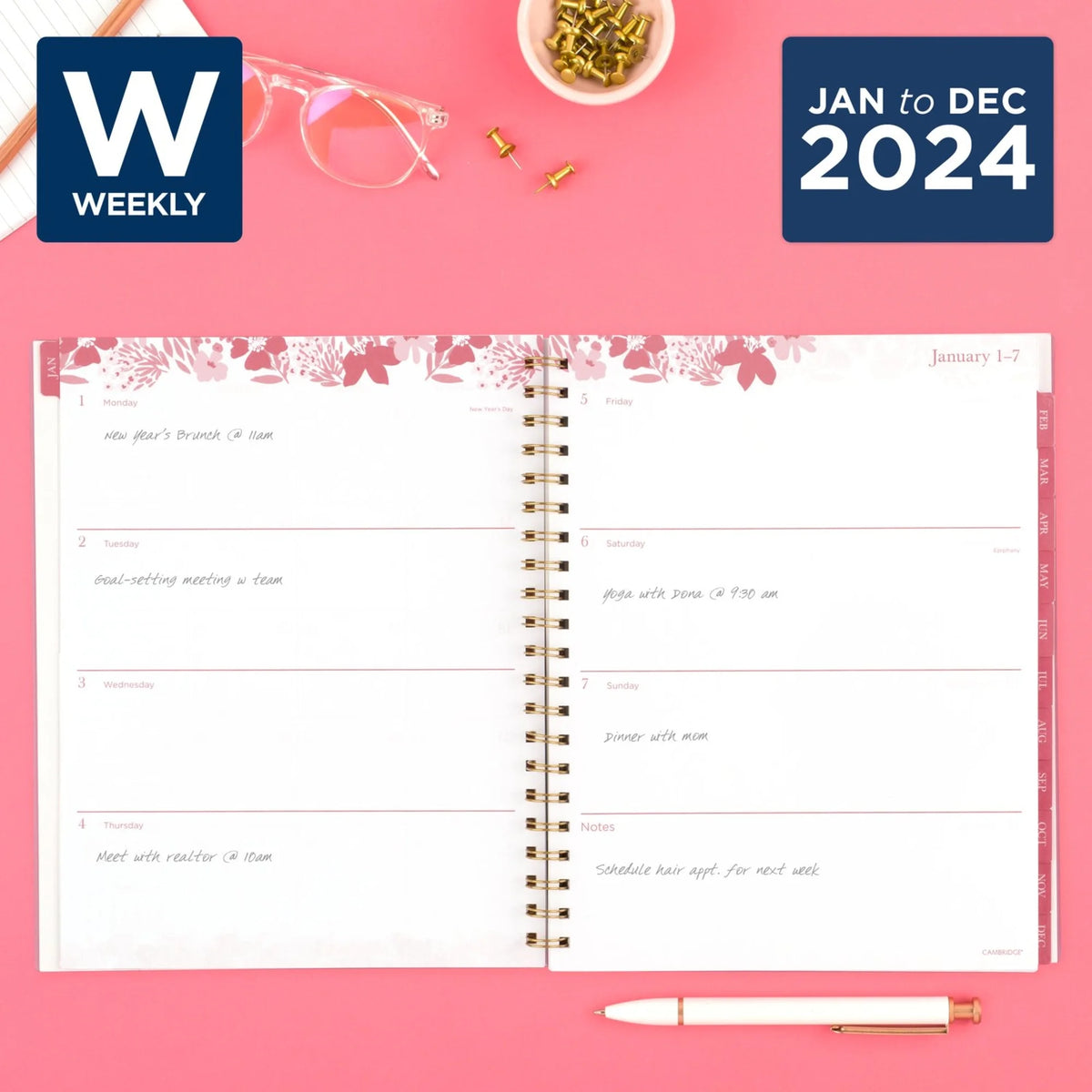 Large Weekly Monthly Planner L847187
