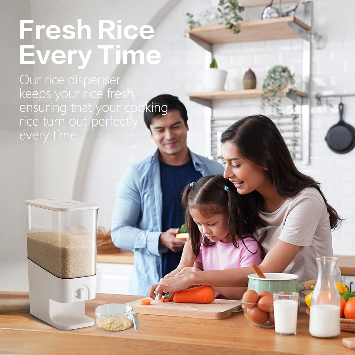 10.5 Qt Rice Dispenser I223