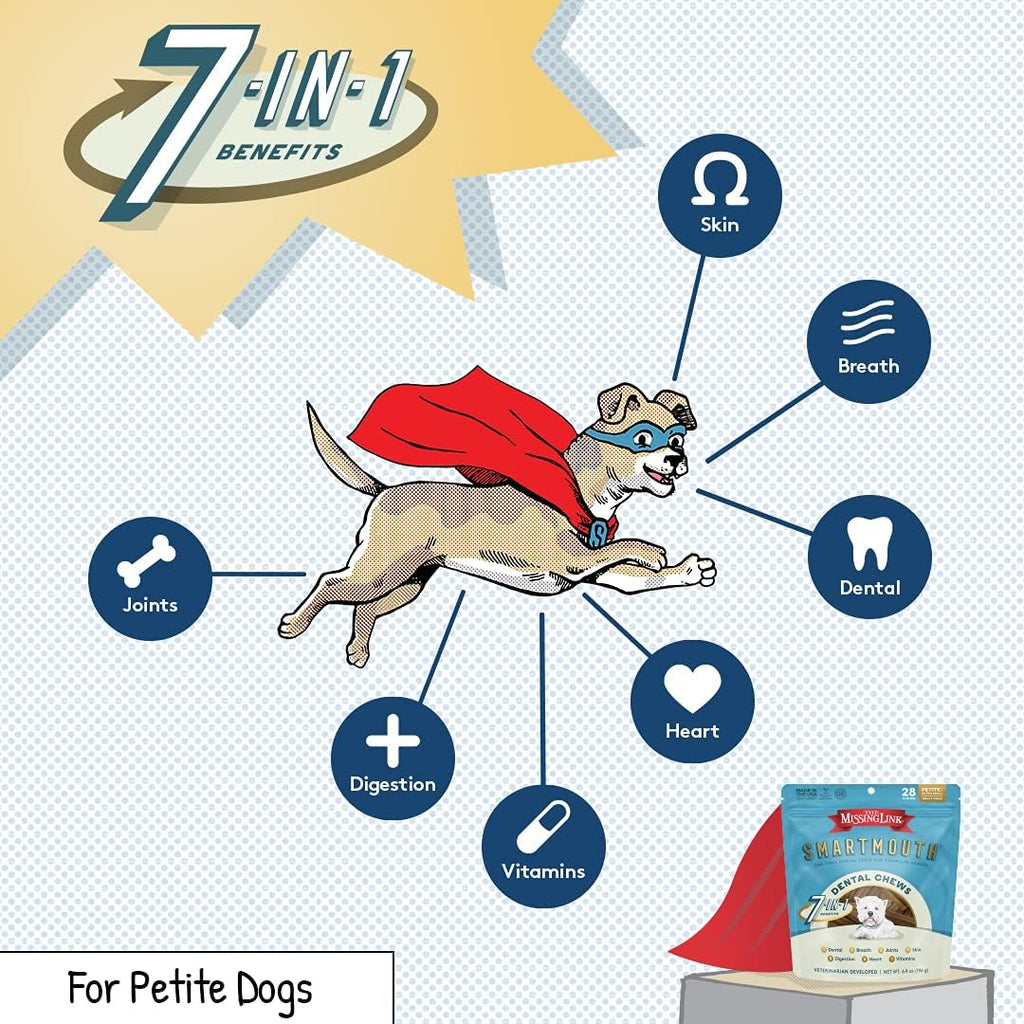 Petite/XS 28 Ct Dental Chew Treats Q4138