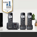 3 Handset Black Cordless Phone F955