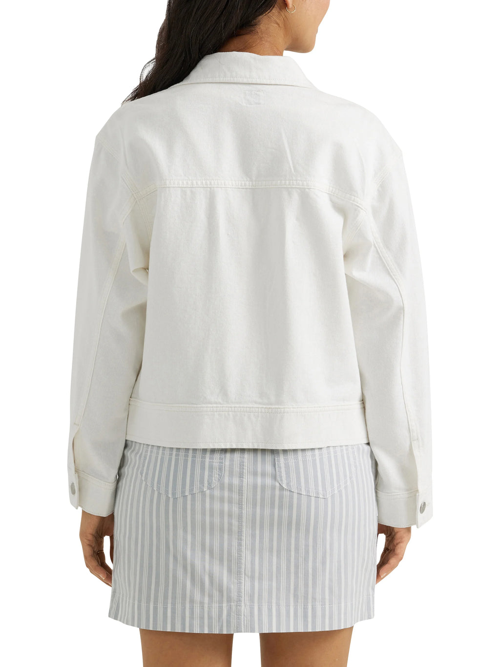 Cropped Chore Denim Jacket A107