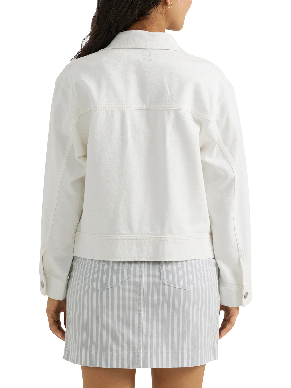 Cropped Chore Denim Jacket A107