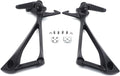 Rear Passenger Foot Pegs Footrest Bracket Black Pack of 2 J5039