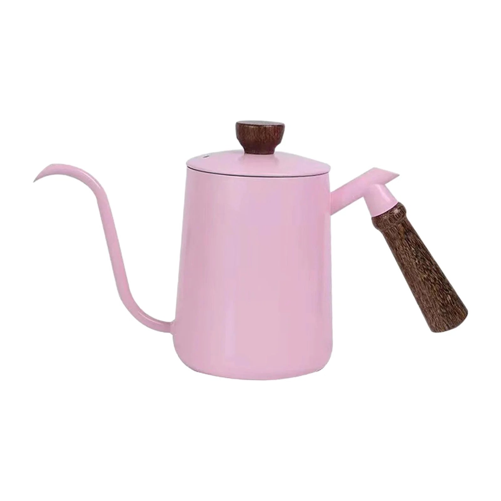 Pink 20oz Stainless Steel Drip Coffee Kettle with Long Narrow Spout U909084