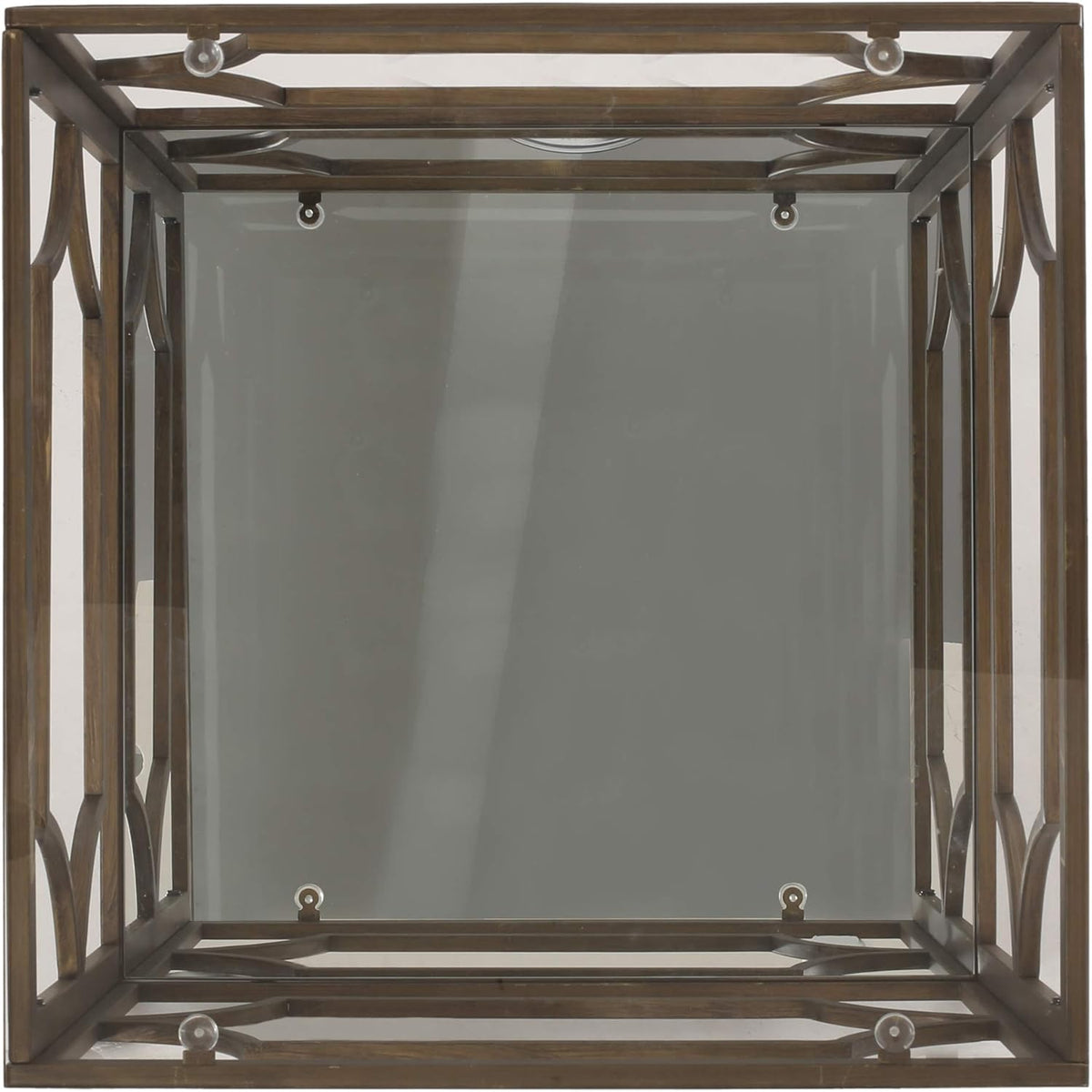 Black Gold Clear End Table A283