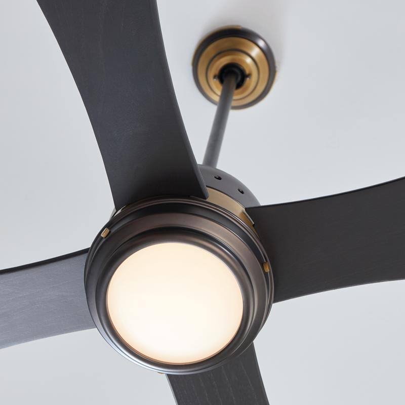 Polished Nickel 56-Inch Ceiling Fan Q58399