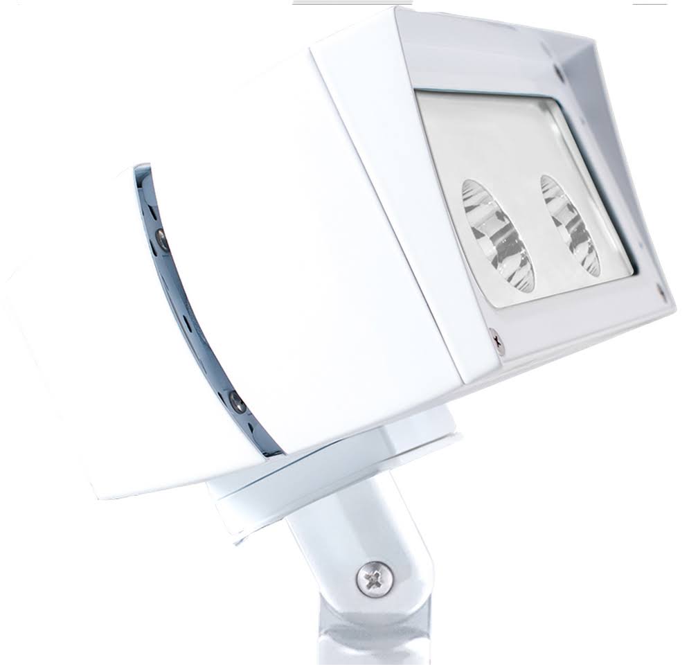 Future Flood 52W LED Neutral Arm Dimmable 4x4 White I726