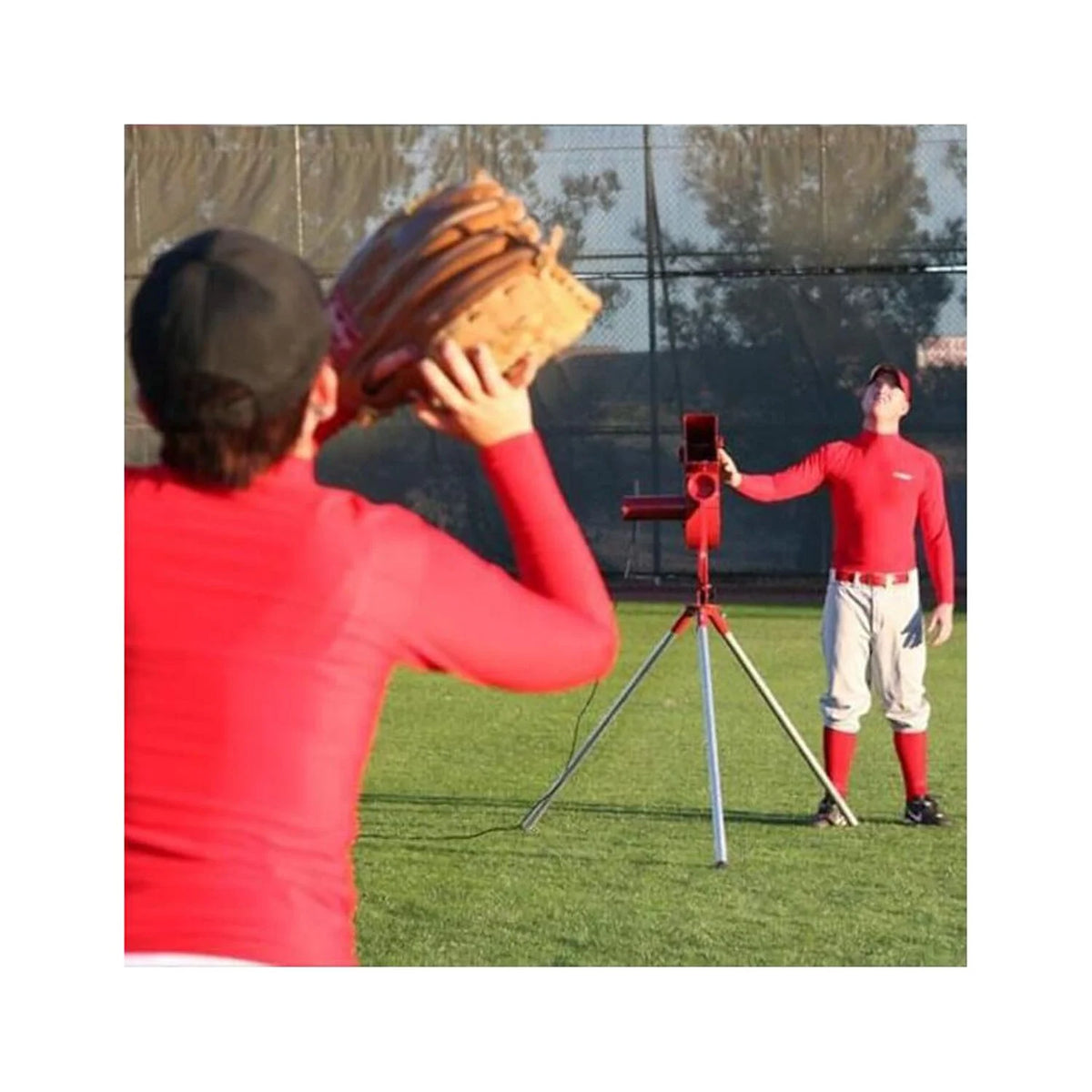 Softball Pitching Machine with 9 Ball Automatic Feeder J88878