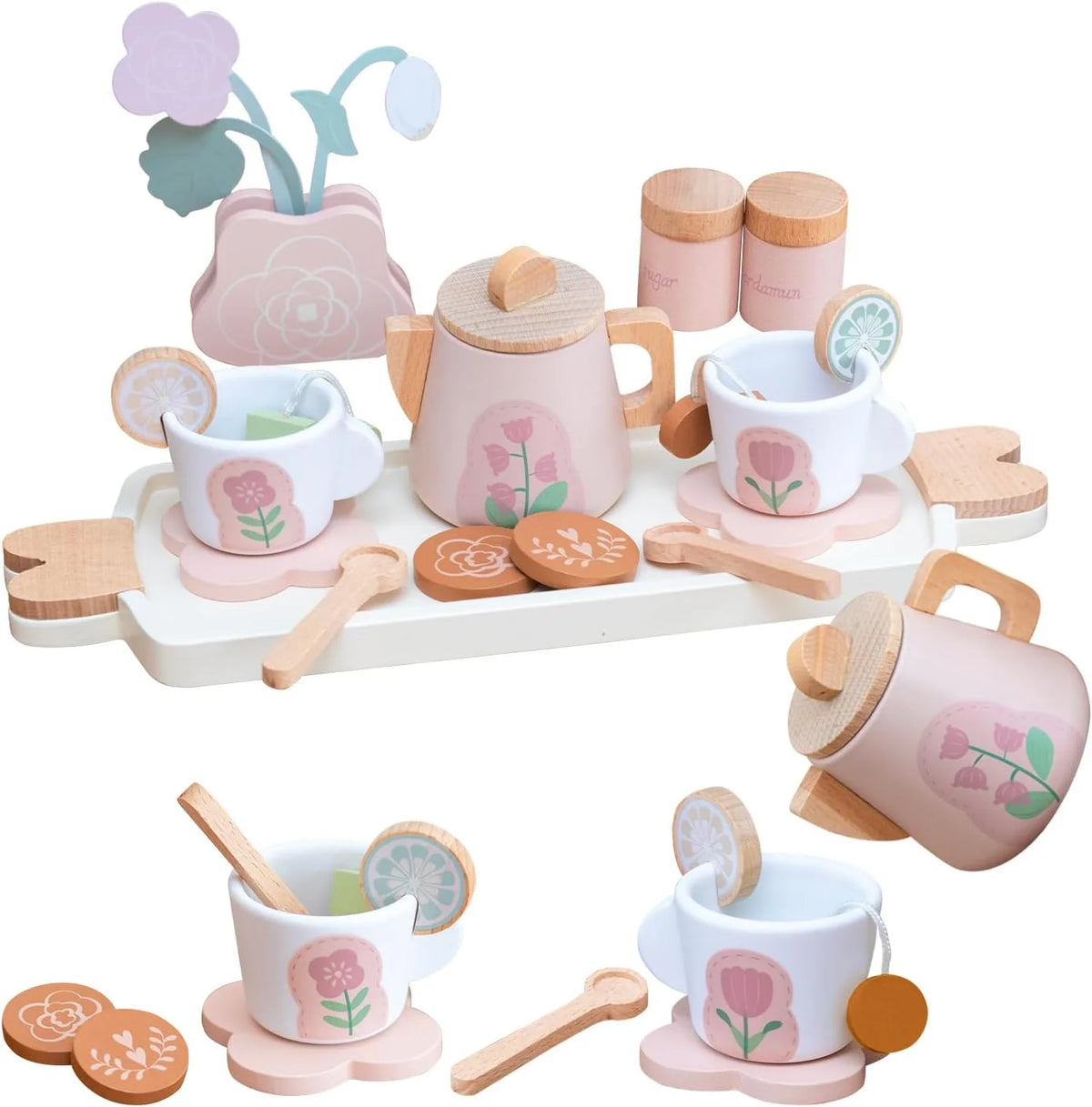Tea and Coffee Play Set with Accessories P198