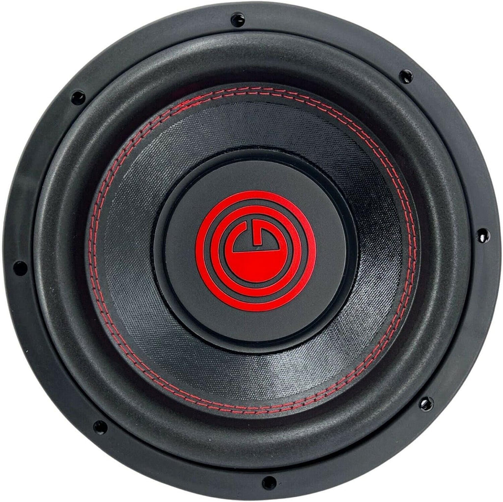 1x 10 Inch 1500 Watt Car Audio Subwoofer 2 Ohm DVC Pack of 2 G7462
