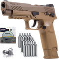 CO2 Air Pistol with 12 Gram CO2 and 500 Lead Pellets O499
