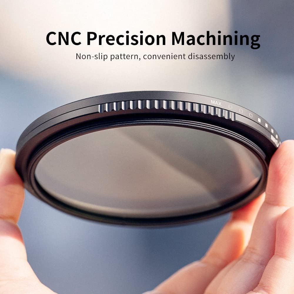 72mm Variable ND Filter ND3-ND1000 Multi-Layer Coatings Optical Glass Pack of 2 S195326
