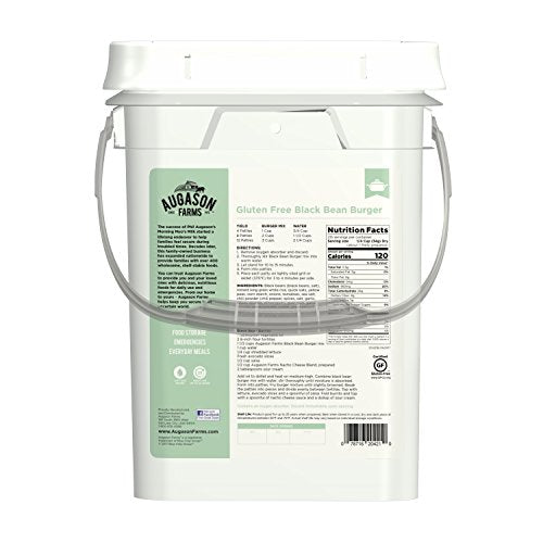 Gluten-Free Black Bean Burger 2 lbs 14 oz No. 10 Can 1 Pack Q817566