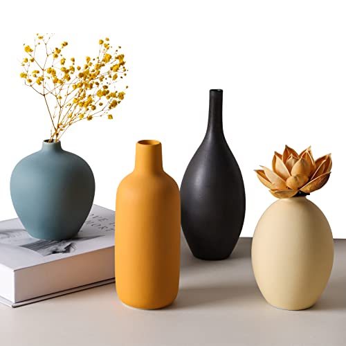 4pcs Ceramic Vases Q822