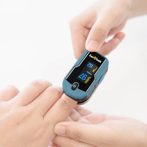 Fingertip Pulse Oximeter Blood Oxygen Saturation Monitor with Lanyard (Sunny Yellow) V6386