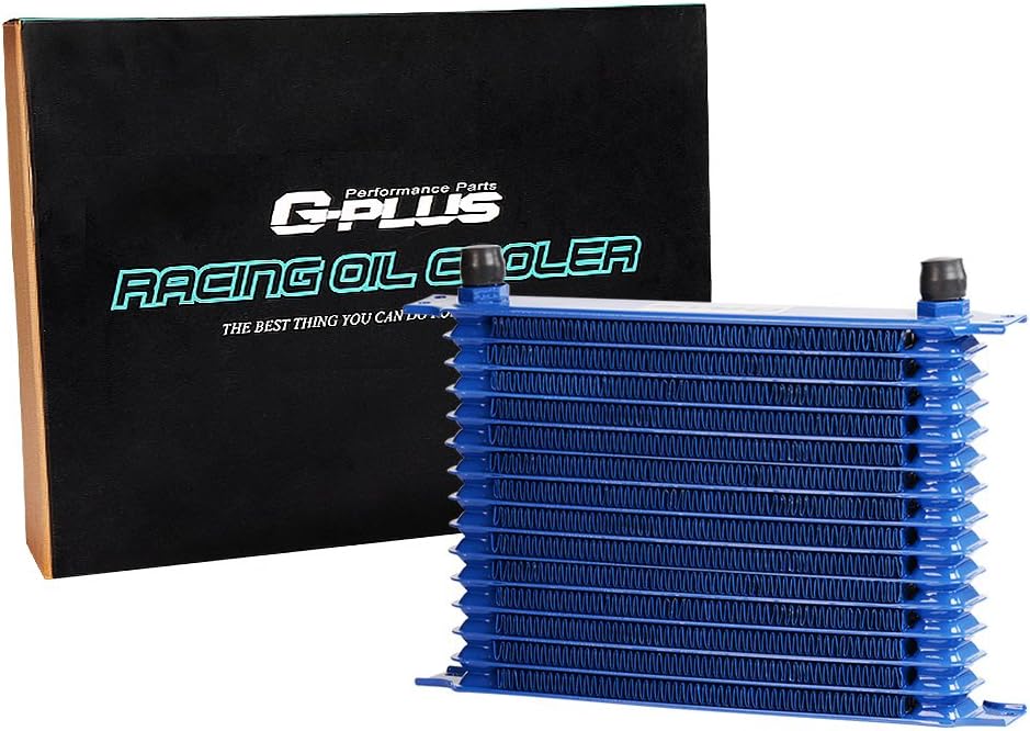 Universal Engine Transmission Oil Cooler with 7" Fixed Black Cooling Fan Kit R3744