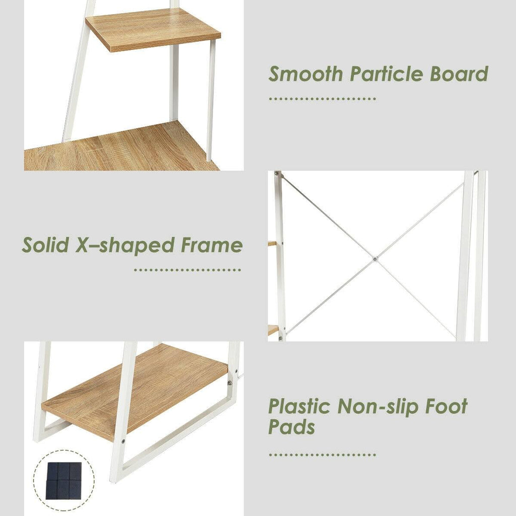 4 Tier Shelves Computer Desk R1535