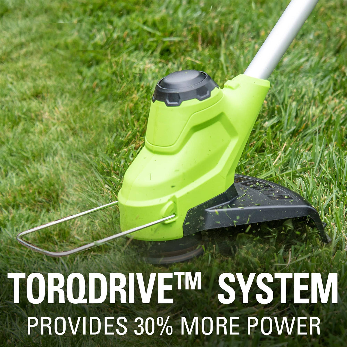 24V 10 inch TorqDrive String Trimmer with 2Ah USB Battery and Charger W378275