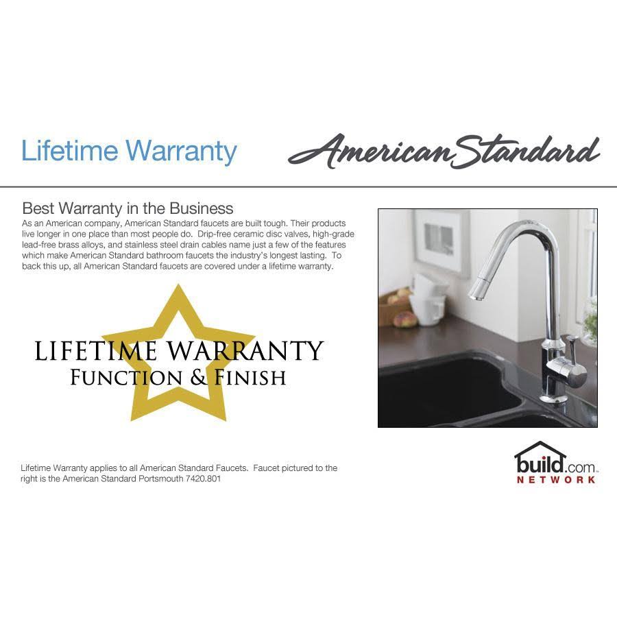 Polished Chrome Single Handle Kitchen Faucet S50593