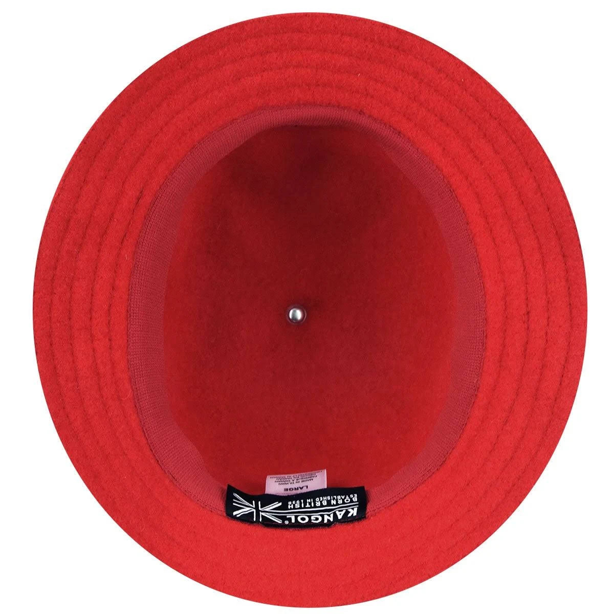 Red Wool Bucket Hat T3498