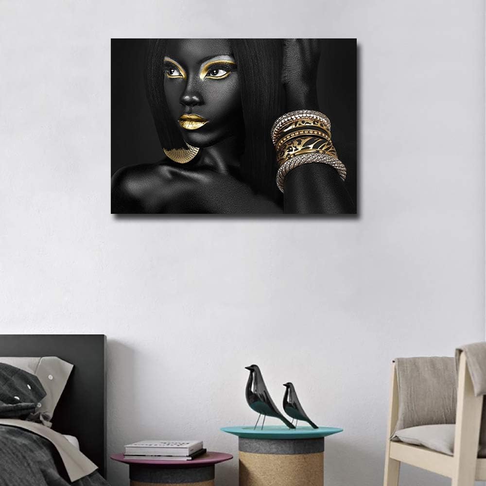African American Woman Portrait 20''Wx28''H L5886