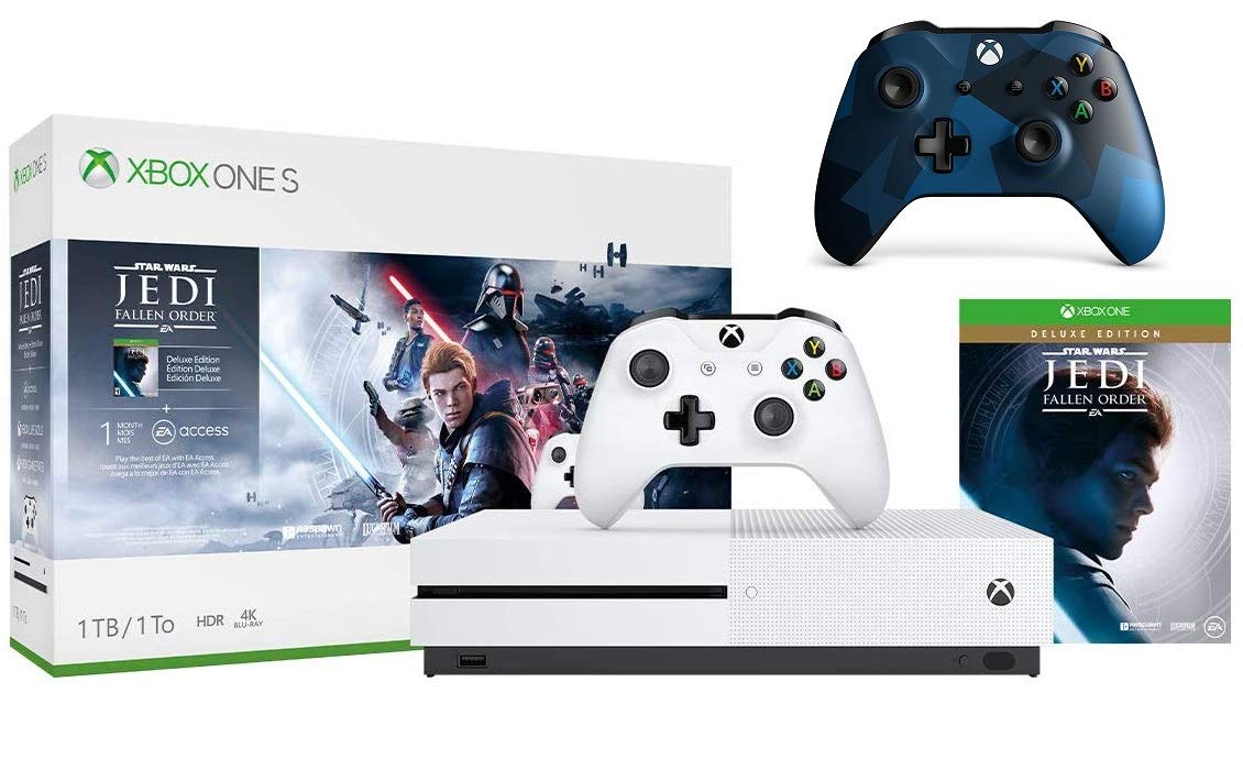 Xbox One S 1TB Console with Wireless Controller U195