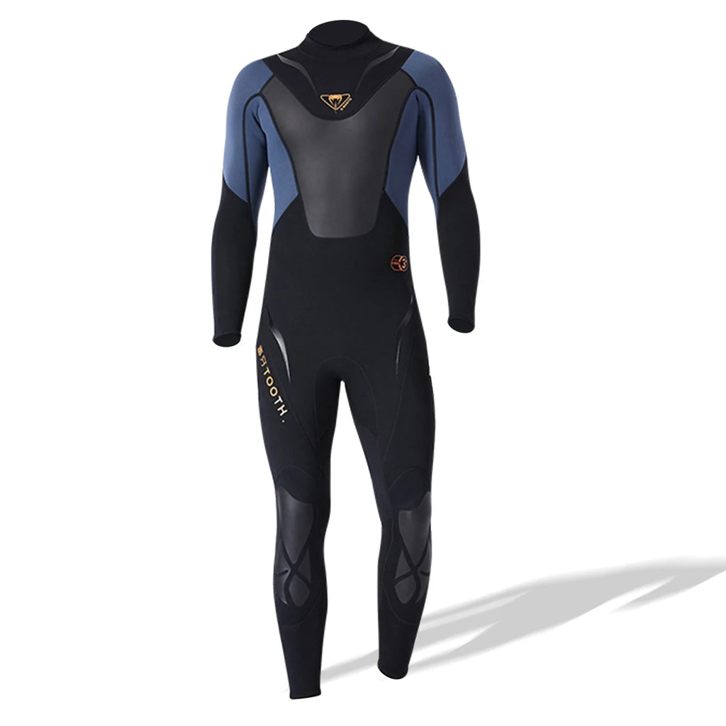 3mm Neoprene Full-body Wetsuit with Back Zipper A827224