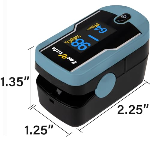Fingertip Pulse Oximeter Blood Oxygen Saturation Monitor with Lanyard (Sunny Yellow) V6386