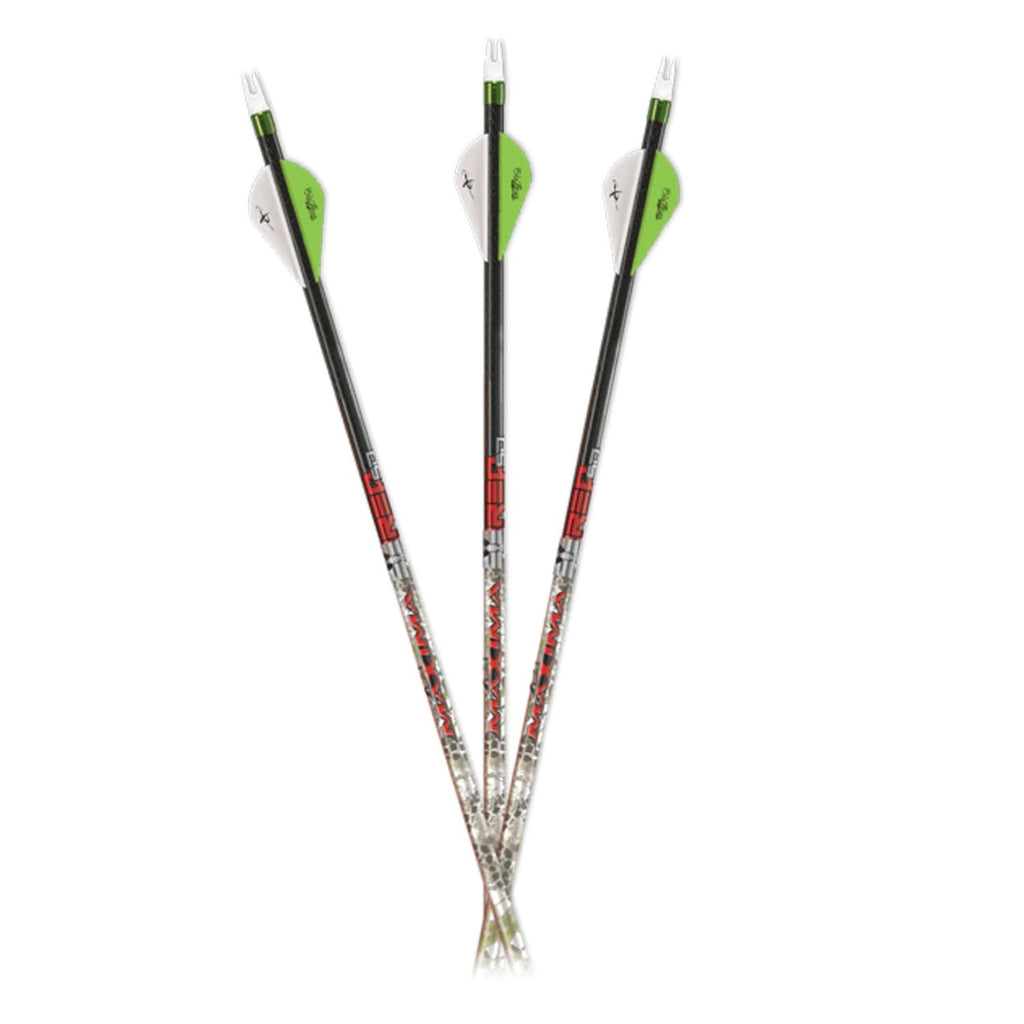 12Pk Carbon Express Maxima Red Badlands SD 350 Shafts T33285