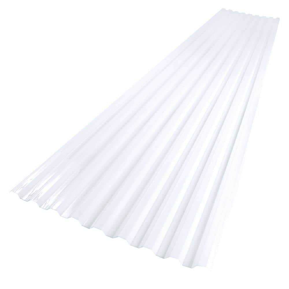 26 in. x 12 ft. Corrugated Polycarbonate Roof Panel A8244