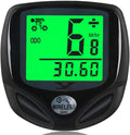 Waterproof Wireless Bicycle Speedometer with LCD Backlight Display X833935