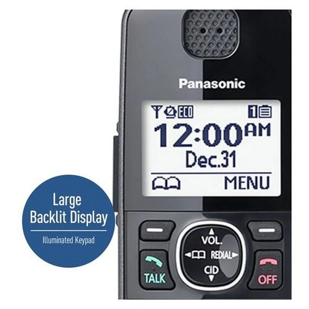 3 Handset Black Cordless Phone F955